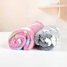 Коврик для домашнего животного кошки дышащий мягкий теплый спальный коврик для кошки фланелевое одеяло Прямая 71229