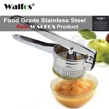 WALFOS Stainless Steel Potato Ricer Masher Fruit Vegetable Press Juicer Crusher Squeezer Household Kitchen Cooking Tools