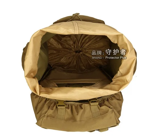 Protector Plus outdoor camping tactical backpack waterproof bag travel backpack luggage large backpack belt shoe warehouse 65L