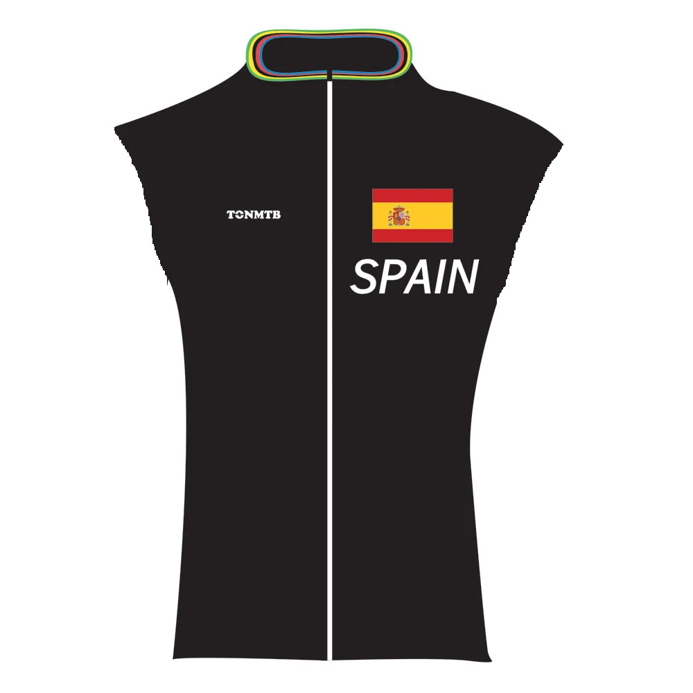 

Espana ropa biking jersey maillot ciclismo Spain cycling apparel bicycle shirt bike wear racing clothes back pockets italy ink
