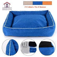 

Dog Bed For Large Dogs Pet Bench Removable Puppy Bed For Small Dogs House Solid Cotton Bed Lounger For Dogs Pet Products COO046