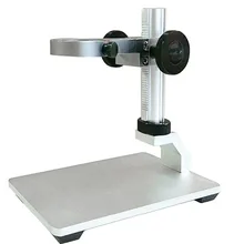 Штатив для микроскопа из алюминиевого сплава Портативный Регулируемый ручной фокус цифровой USB держатель микроскопа поддержка регулируется вверх и вниз