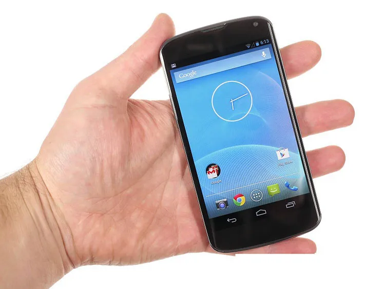 E960 разблокированный телефон LG Nexus 4 E960 3g 4,7 ''16 GB четырехъядерный 8MP камера gps Wifi NFC отремонтированный мобильный телефон