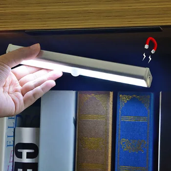 

10 LED Cabinet Light PIR Infrared Motion Detector Sensor Closet Night Light AAA Battery Cabinet Wardrobe Night Light warm white