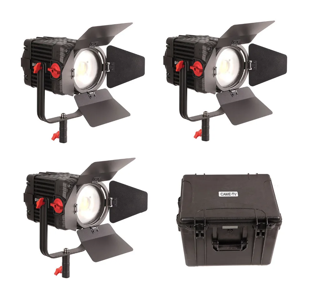 

3 Pcs CAME-TV Boltzen 150w Fresnel Focusable LED Daylight Kit