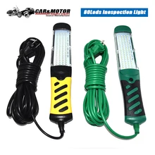 Terra-Best 80 led Luce di Controllo Magnetico Torcia Elettrica HA CONDOTTO LA Luce del Lavoro di Riparazione Auto di Sicurezza Di Emergenza Portatile Lampada del Lavoro 220 V UE/USA