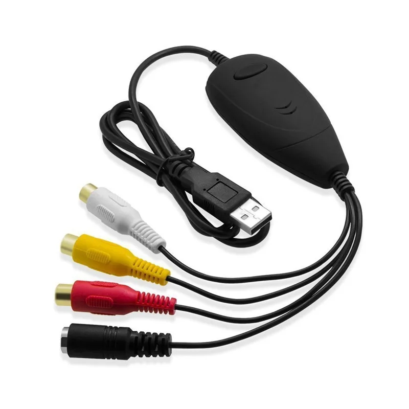  USB 2.0 Video Capture HD Video Converter Registratore Convertire Video Analogico audio in formato d