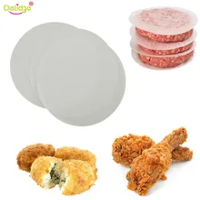 Delidge 500 шт./компл. круглый выпечки Бумага пергамент Бумага лайнеры барбекю печь гамбургер Patty с антипригарным покрытием для изготовления инструментов Кухонные принадлежности