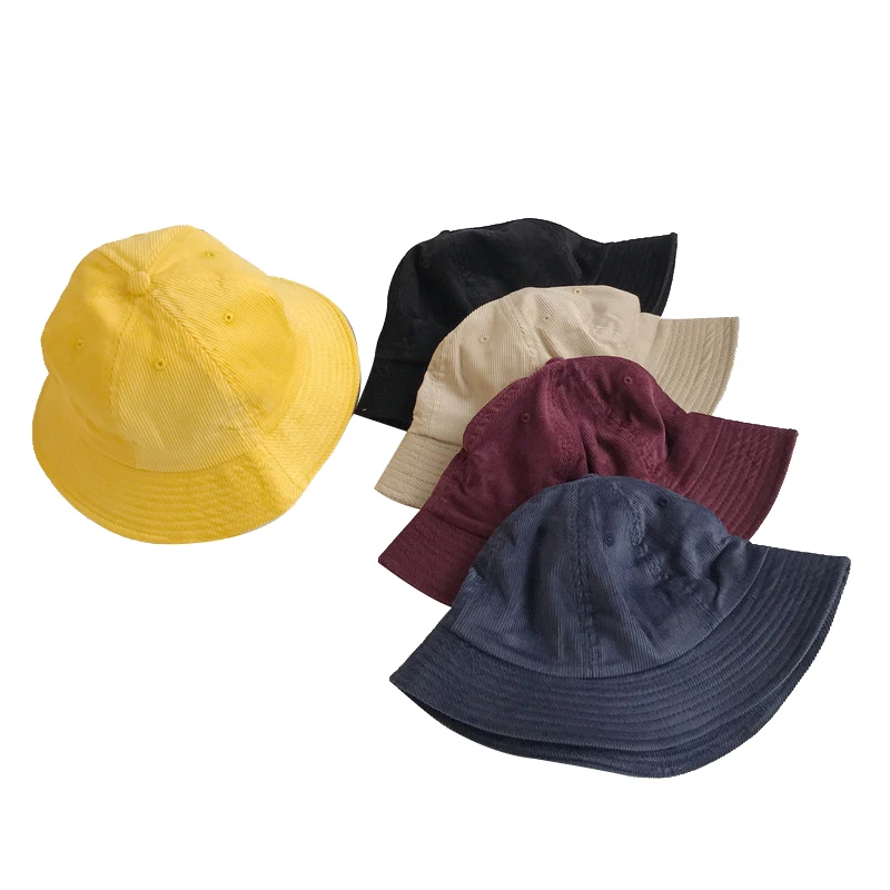 

Outdoor Fishing Sun Hat For Women Fisherman Panama Cap Bob Chapeau Cotton Brand Summer Bucket Hat Men Hip Hop Corduroy Hats