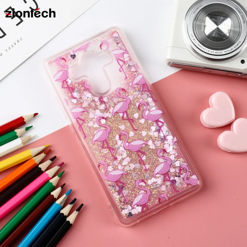 

Soaptree Cases For Huawei Mate 10 Pro BLA-L09 BLA-L29 BLA-AL00 6.0 inch Glitter Liquid Soft TPU Covers