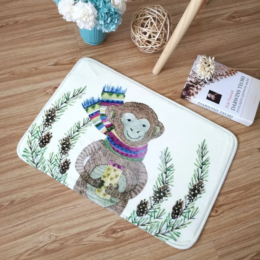 Buy {byetee} Doormat Indoor Print Cute Animal Cartoon