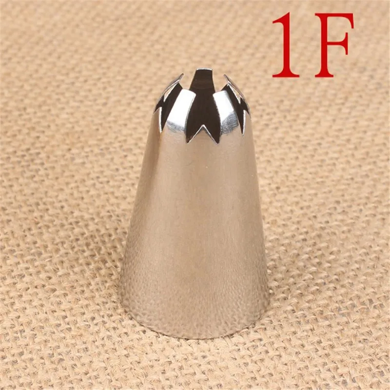 

VOGVIGO #1F Large Size Cherry Blossoms Piping Nozzle Cake Decorating Drop Flowers Cream Pastry Cupcake Sakura Icing Tip