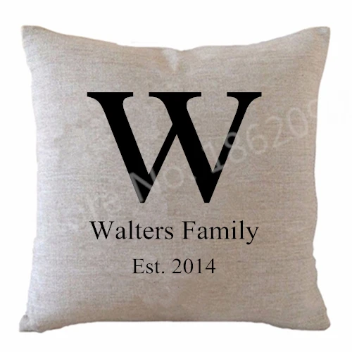 Initial Pillow Covers Impressive Personalised Monogram Initial Pillow Cases Custom Family Name Initial Pillow Covers Impressive Personalised Monogram Initial Pillow Cases Custom Family Name