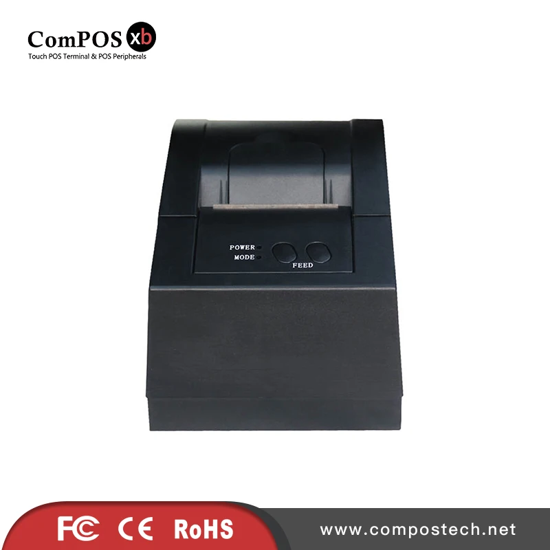 POS 인쇄용 ESC/POS 표준을 갖춘 저소음 열전사 인쇄 58mm 직접 열전..