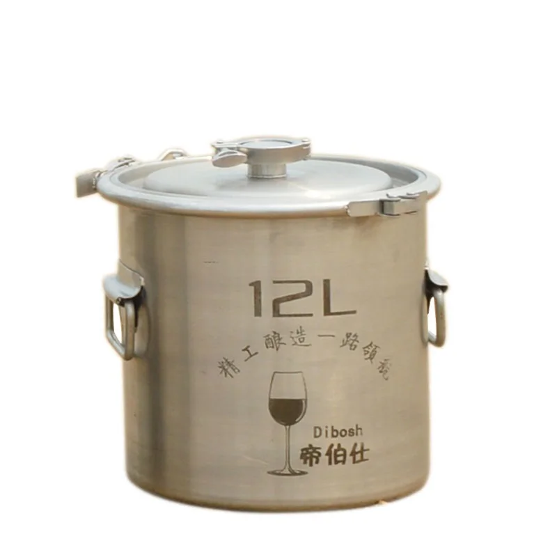 Цилиндр из нержавеющей стали 304 для домашнего пивоварения 12 л|fermentation tank|stainless steel