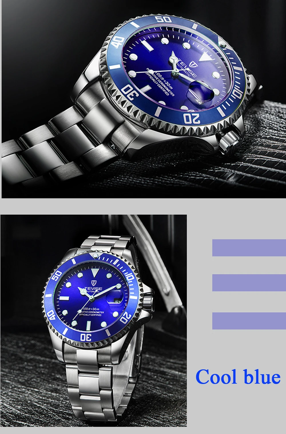 Прямая поставка TEVISE Relogio Automatico механические часы мужские бизнес часы Masculino водостойкий мужские наручные часы подарок