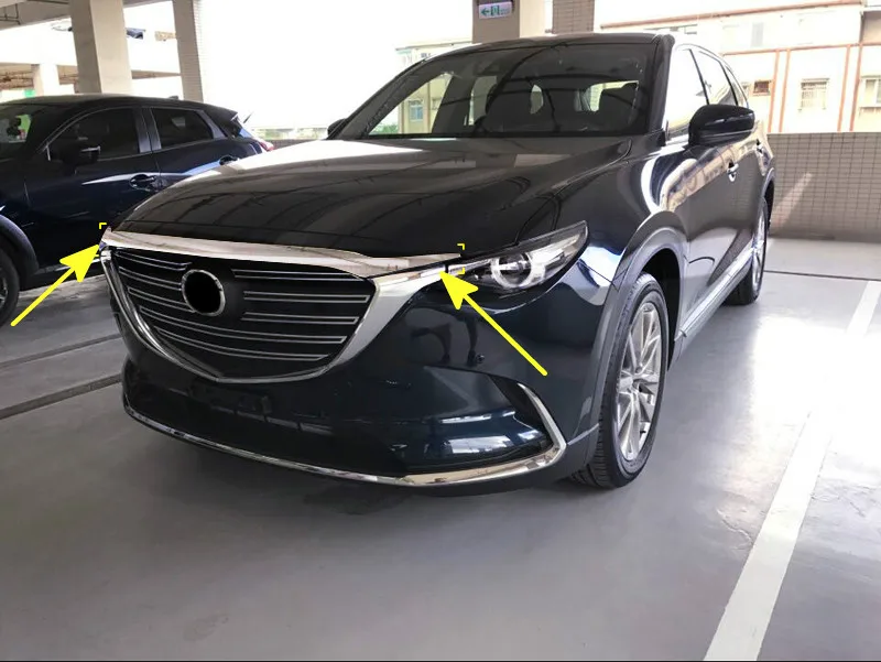 Для Mazda CX9 CX-9 2nd Gen. ABS Хром Передняя головка крышка двигателя декоративная накладка автомобильные аксессуары Стайлинг