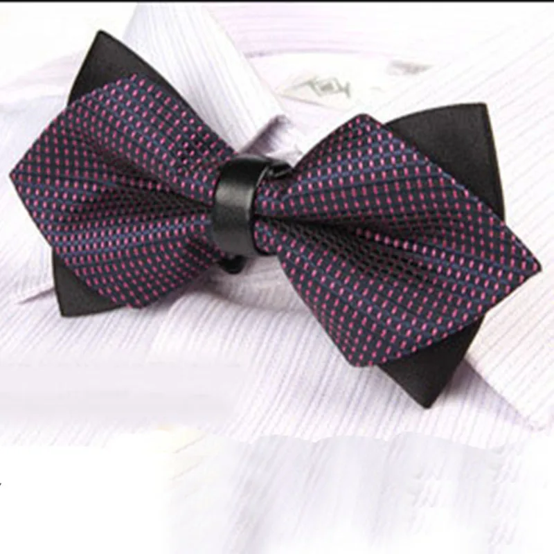 Bowtie British aristocracy Style cravat bowknot Men sharp double bow