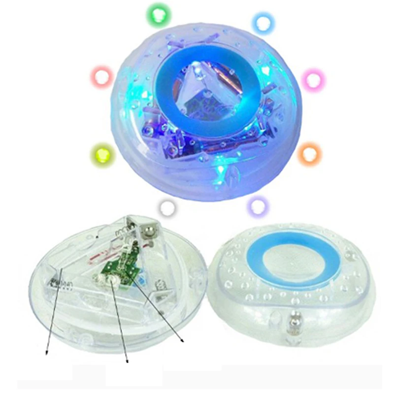 LED Toys Bathroom LED Pool Light Kids Waterproof Flashing Bath Tub Toys Funny Shower Party Nightlight Floating Toy For Child (6)