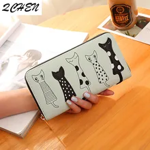 Luxury High Quality Women Cat Cartoon Wallet Creative Female Card Holder Casual Zip Ladies Clutch PU Leather Coin Purse 179 Luxury High Quality Women Cat Cartoon Wallet Creative Female Card Holder Casual Zip Ladies Clutch PU Leather Coin Purse 179