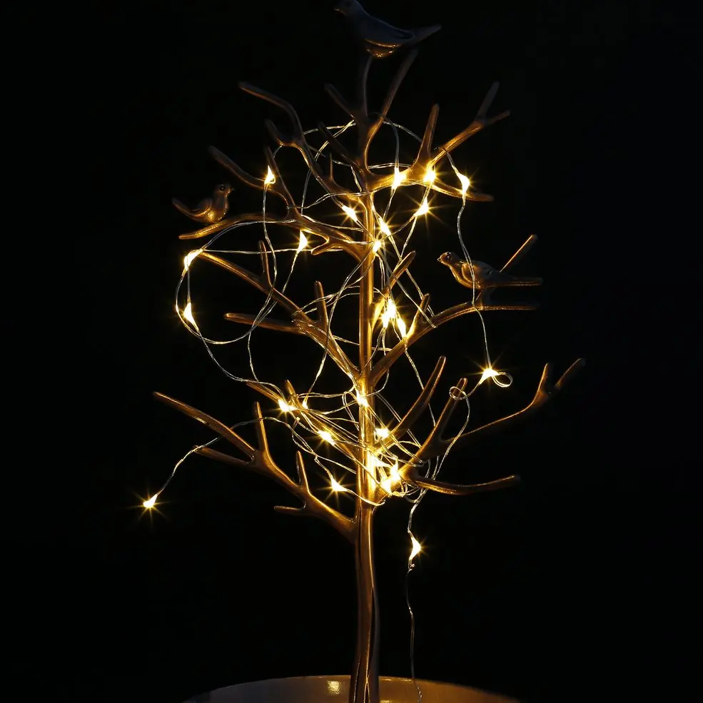 

10pcs Waterproof 3M 30 LED Silver Wire String Light Indoor Outdoor Decoration Lamp