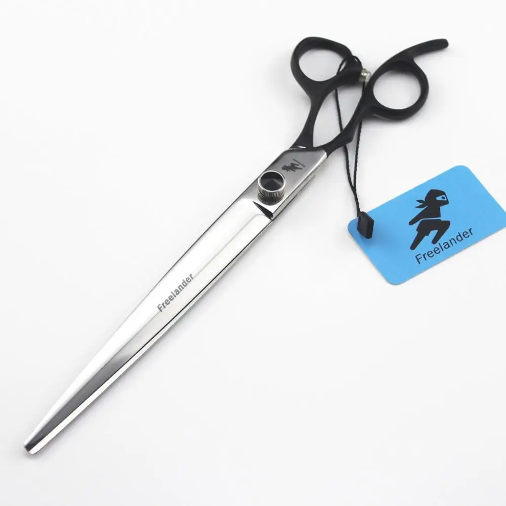 8.5 inch professional Pet animal cutting Scissors for dog hair cutting straight left hand High-grade gemstone shears pet scissor