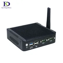 Сливовый компьютер Celeron J1900 Quad Core Mini PC Windows 7 2Com или 1COM неттоп тонкий ПК Intel HD Graphics NUC Desktop плюс HDMI VGA