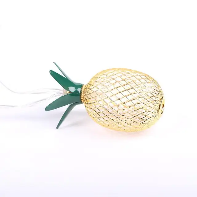 LED Pineapple Shaped Night Lights Fairy String Light Curtain Fruit Lamp Party Bedroom Home Decoration