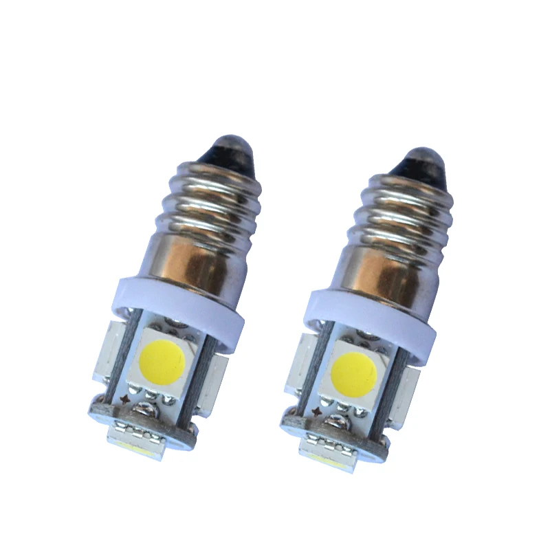 100pcs-Super-bright-E10-Non-polar-5-SMD-5050-3-Chips-LED-Screw-Bulb-Light-Lamp