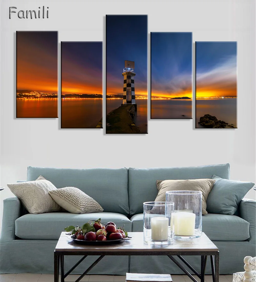 Wall Pictures Mountain Landscape Painting Art New Zealand Photo Canvas Print Poster For Home &amp Office Decor No Framed art print | Дом и сад