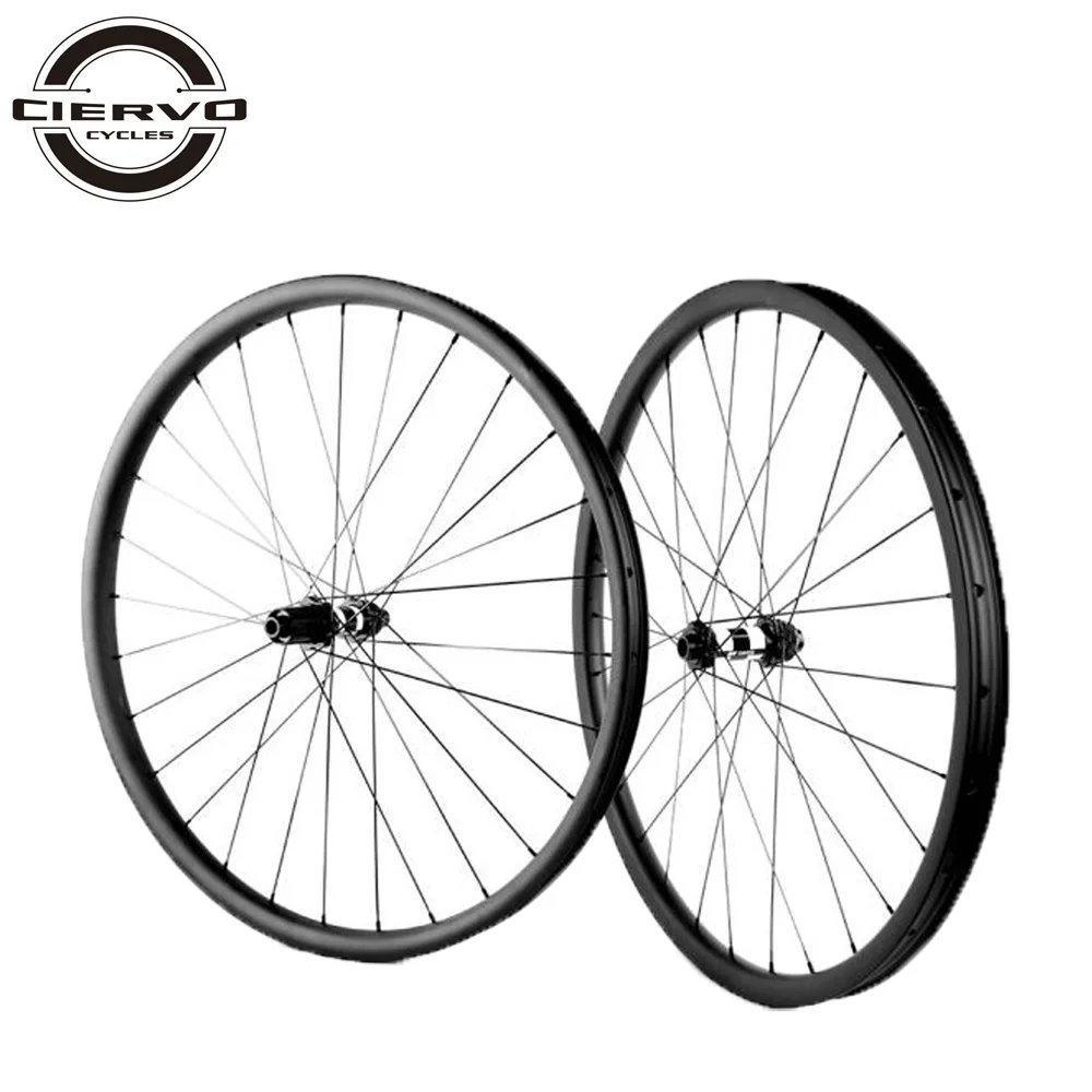 

1320g SUPER LIGHT BOOST Carbon Wheelset 29er MTB XC 22mm x 30mm Asymmetric Clincher Tubeless Straight Pull Mountain Wheels 28H
