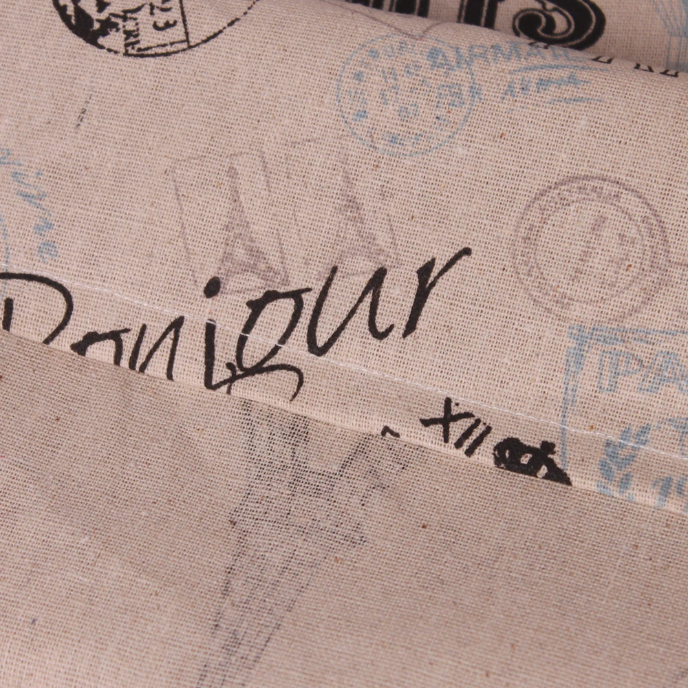 European Romantic French Paris Eiffel Tower Cotton Linen Table Cover Cloth Environmental Dustproof