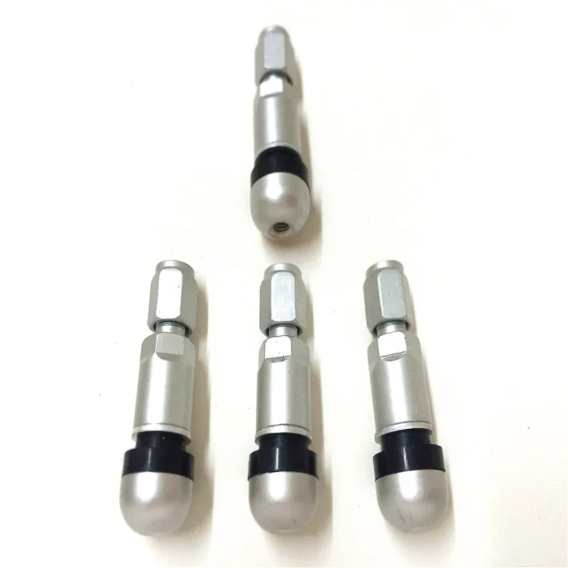 4 шт./лот алюминиевые винты TPMS черного и серебряного цвета для автомобильных шин