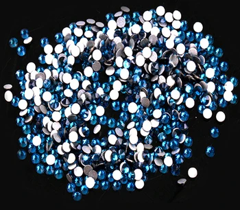

Super Shiny SS3-SS34 Crystal Non-Hotfix Montana / Blue Nail Art Rhinestones Nails 3D Nail Art Decoration Flatback Rhinestones