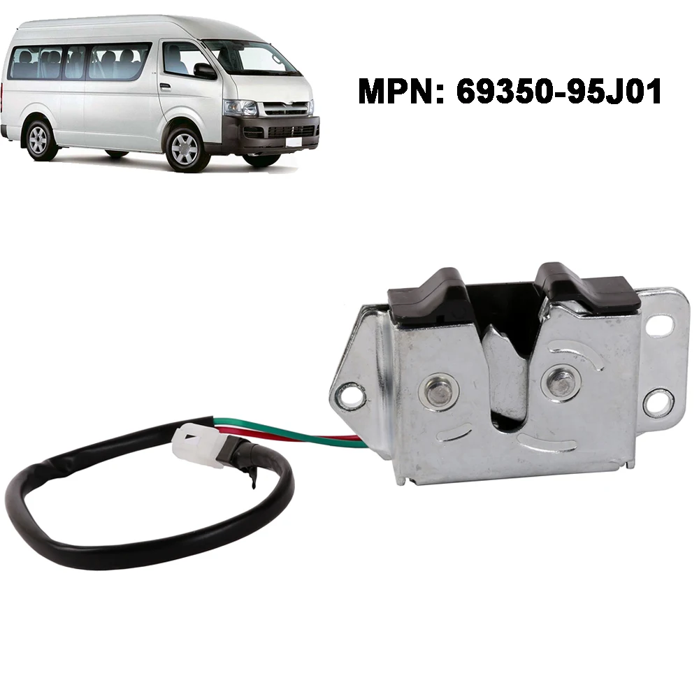 

Wooeight 69350-95J01 New Tailgate Rear Back Door Lock Latch Replacement for Toyota Hiace 1990 1991 1992 1993 1994 For Dyna