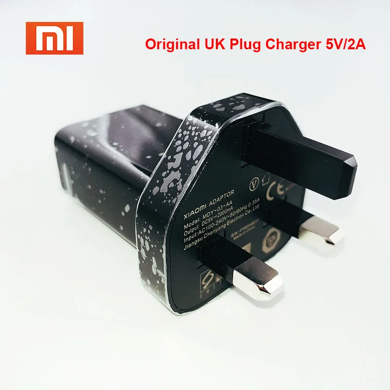 

XIAOMI USB Adapter 5V 2A UK Plug wall Charger Micro USB Type C Cable For Mi 9 9t 8 6 cc9 a1 a2 MIX Redmi note 8 7 k20 pro 5 4 4x