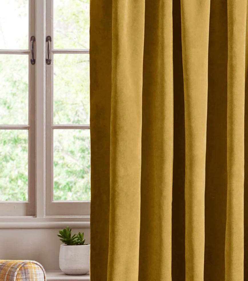 Одноцветные бархатные занавески в скандинавском стиле для гостиной, Затемненные итальянские фланелевые занавески для спальни, занавески на окна, 1 шт