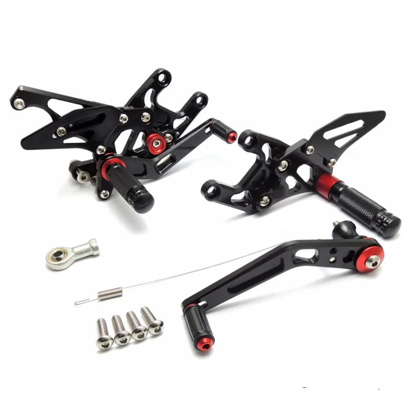 Для Honda CBR1000RR CNC регулируемый задний Набор Rearsets подставка для ног 2008 2009 2010 2011 2012 2013