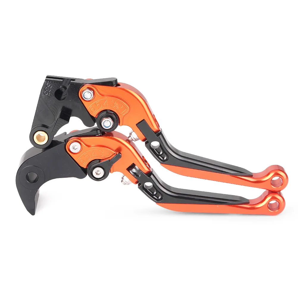 CNC Adjustable Folding Extendable Motorcycle Long Short Brake Clutch Levers for DUCATI 748 916SPS 916SPS 900SS MONSTER M400 M600 M620 M900 M750 M750IE ST2 /ST4 ST4S ABS Aluminum Alloy