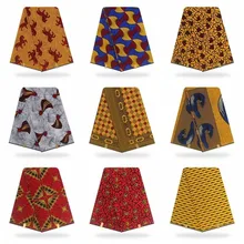 Анкара ткань Африканский настоящий голландский воск печать хлопок цветочный принт ткань настоящий воск последнее высокое качество принт fabri