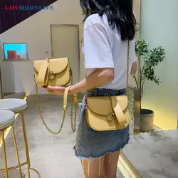 Роскошные сумки через плечо для женщин модная женская сумка маленькая цепи кожаные женские дизайнер лето 2019 г