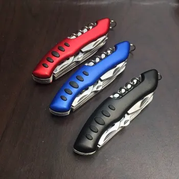 

Quality 11 in 1 multifunction Multi-functional tool Swiss Knife Outdoor Camping Survival Rescue knife Folding Army Knife