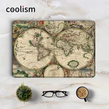 Antique World Map Laptop Sticker Decal for Apple Macbook Pro Air Retina 11 12 13 15 inch Mac HP Acer Protective Full Cover Skin