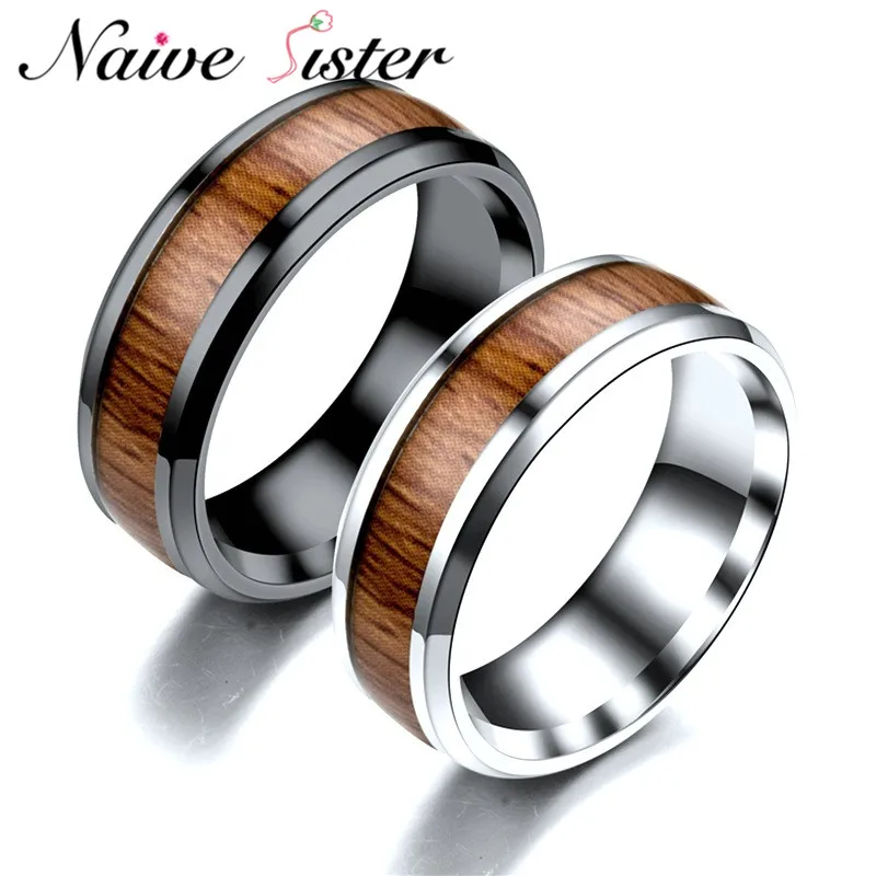 Men's Black Stainless Steel Eagle Wedding Band - 8mm Wide Viking Gothic Ring (Sizes 8-12), Non-Tarnish