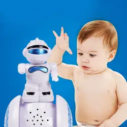 Интеллектуальный стакан Электронный Робот музыка индукции безделушка игрушки неваляшки для детей окружающей Пластик Творческих