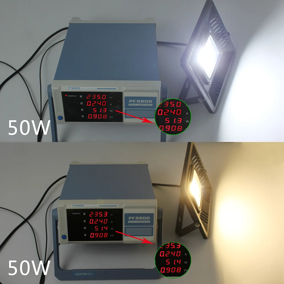 Светодиодный прожектор заливающего света 220 V 30 W 50 W 100 W IP65 Водонепроницаемый Светодиодный прожектор теплый белый/холодный белый прожектор квадратный садовое освещение