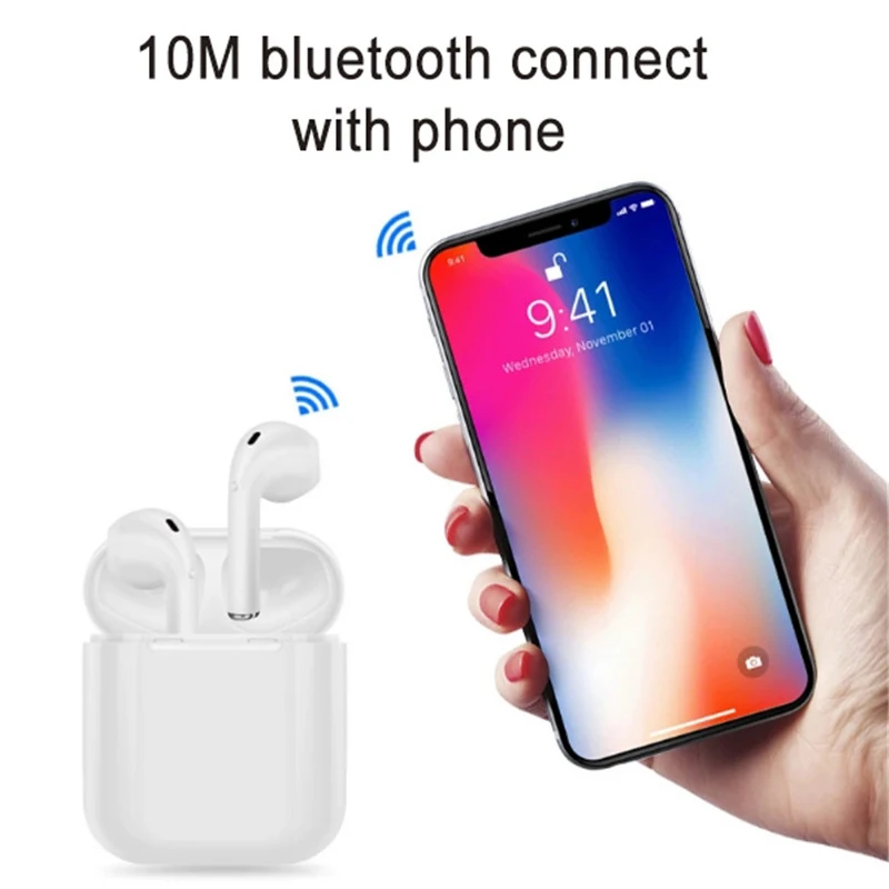 Новые мини i8-TWS Bluetooth наушники с зарядной коробкой спортивные наушники беспроводные наушники гарнитура i8x для iPhone 6 7 8