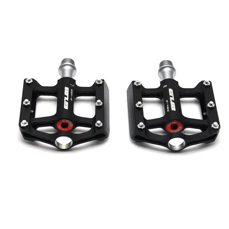 

GUB P-182 Pedal Mountain Bike Road Bicycle Pedal Cycling Pedal Cr-Mo Axis + CNC Machining Made Two-way 4 Bearing / Group