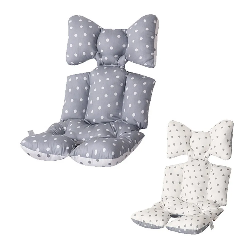 Удобный хлопковый коврик для детской коляски, четыре сезона, мягкая подушка для сиденья, детская подушка для коляски, аксессуары для коляски - Цвет: PJ3580A