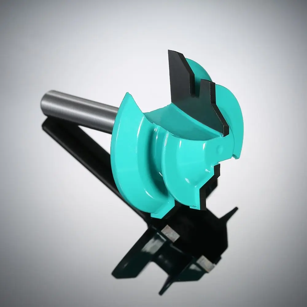 

45degrees Lock Miter Router Bit 1/4" Shank 1-1/2"Diameter Wood milling Cutter milling cutters for Wood Drilling Woodworking Tool
